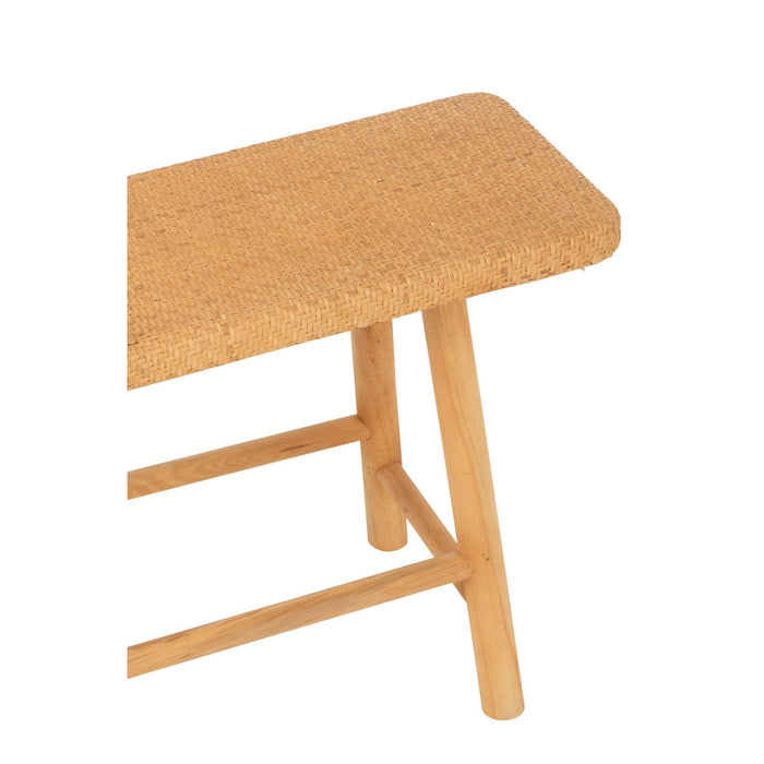 3-zitsbank Naturel Mdf Rechthoekig 30x92 cm-3-Zitsbanken-J-Line