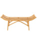 3-zitsbank Naturel Rotan 41x120 cm-3-Zitsbanken-J-Line