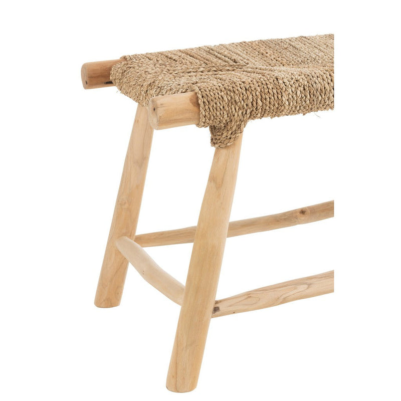 3-zitsbank Naturel Teakhout 44x100 cm-3-Zitsbanken-J-Line