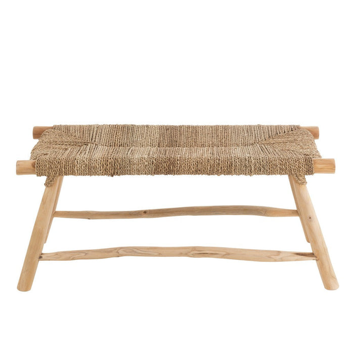 3-zitsbank Naturel Teakhout 44x100 cm-3-Zitsbanken-J-Line