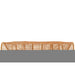 3-zitsbank Naturel ijzer 69x191 cm-3-Zitsbanken-J-Line