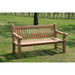 3-zitsbank Patrick Fat Teakhout Naturel hout 166x50 cm-3-Zitsbanken-Livingfurn