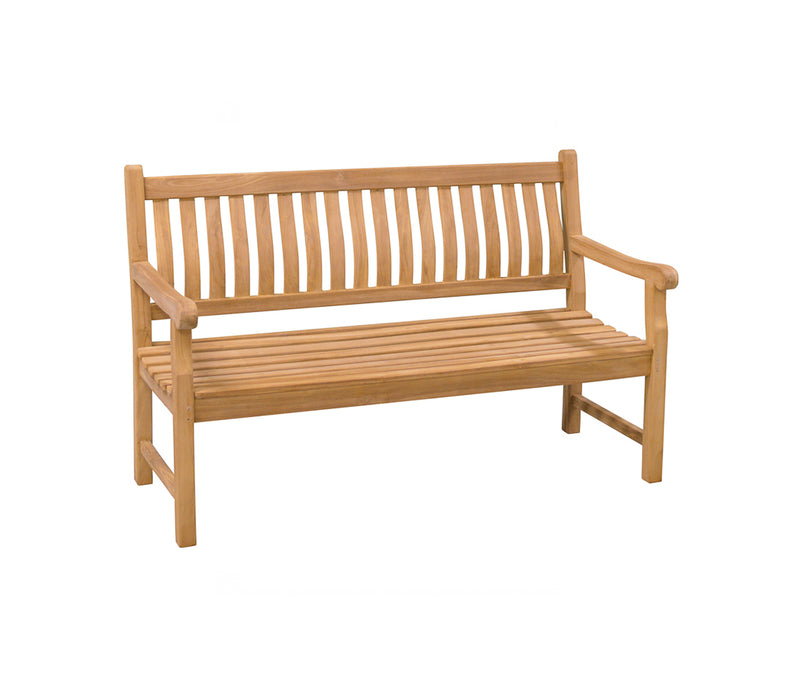 3-zitsbank Patrick Teakhout Naturel hout 150x50 cm-3-Zitsbanken-Livingfurn