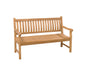 3-zitsbank Patrick Teakhout Naturel hout 200x50 cm-3-Zitsbanken-Livingfurn