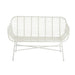 3-zitsbank Wit ijzer 65x128 cm-3-Zitsbanken-J-Line
