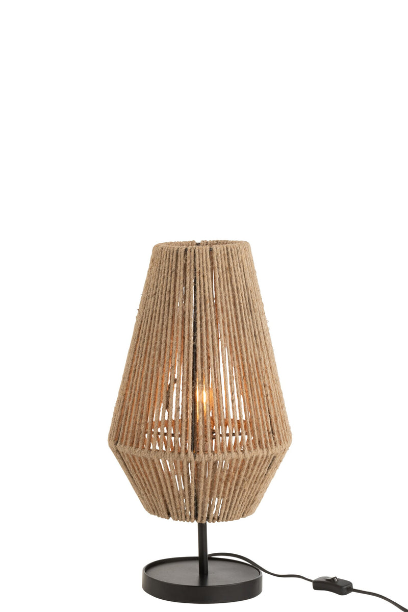 Tafellamp Naturel Jute 28 cm 28x28x51 cm