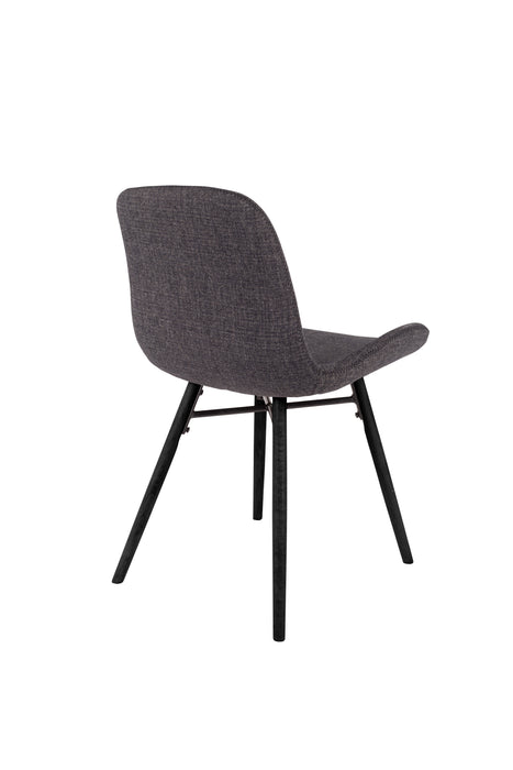 Eetkamerstoel Lester Chair Stof, Beech wood Grijs, sfeerbeeld 4