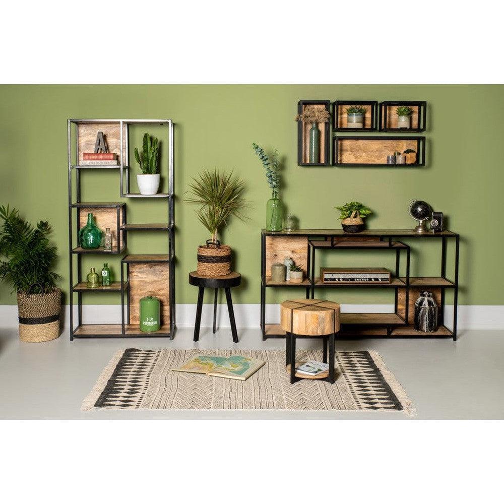 8768328958239-5-Wandbox-Levels-75x25-mangohoutijzer-Wall-shelves-HSM-Collection-5