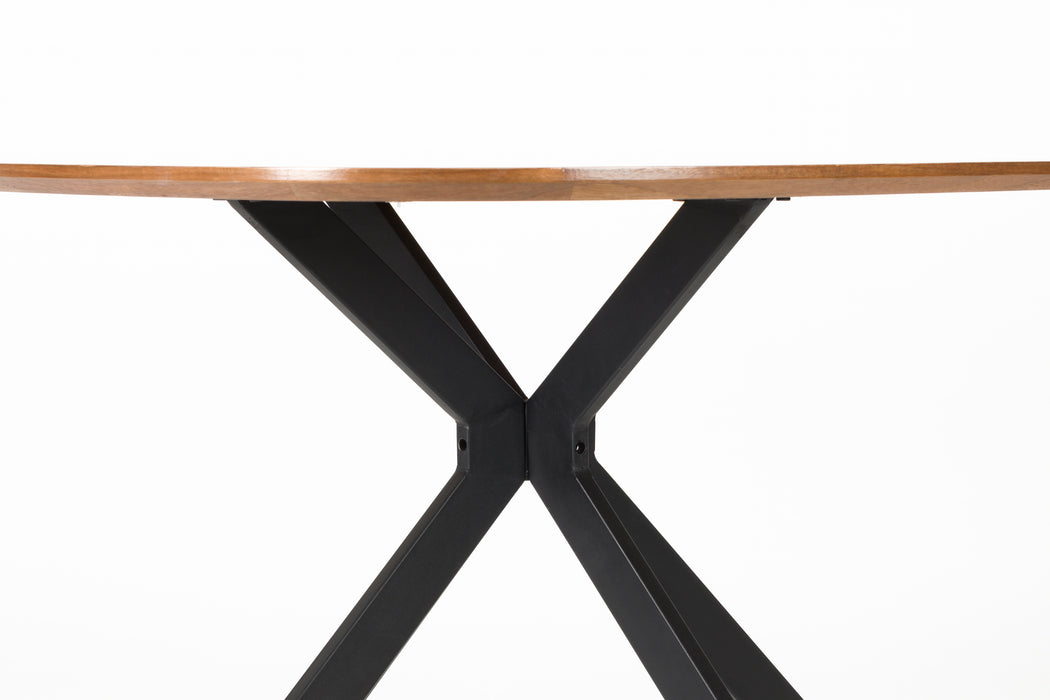 Eettafel Chase Table MDF, Metaal Beige 110x110, sfeerbeeld 6