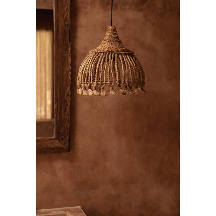 Abaca Tassel Hanglamp - Naturel - S-Hanglampen-Bazar Bizar