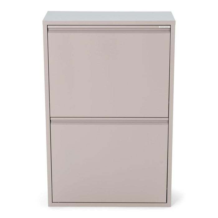 Afvalemmers GIGI 4 Staal Silky Taupe 60x25x92cm Spinder Design-Opbergdozen en manden-Spinder