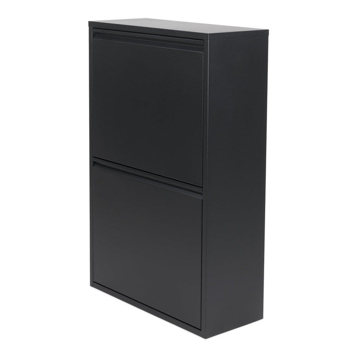 Afvalemmers GIGI 4 Staal Zwart 60x25x92cm Spinder Design-Afvalbakken-Spinder
