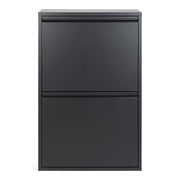 Afvalemmers GIGI 4 Staal Zwart 60x25x92cm Spinder Design-Opbergdozen en manden-Spinder
