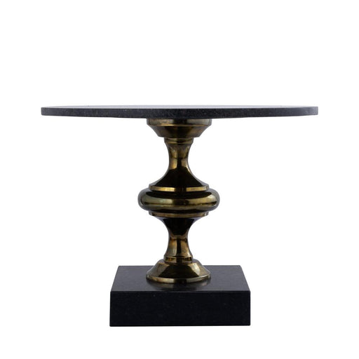 Alano Zwart Marmer Salontafel Alu Goud Tafel Leg-Salontafels-PTMD