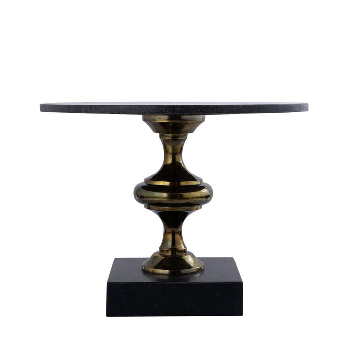 Alano Zwart Marmer Salontafel Alu Goud Tafel Leg-Salontafels-PTMD