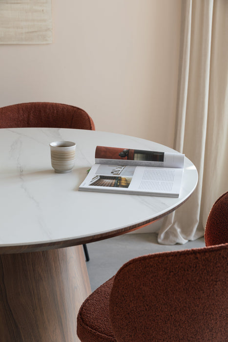 Almira Eettafel Ovaal Walnoot-Creating Home