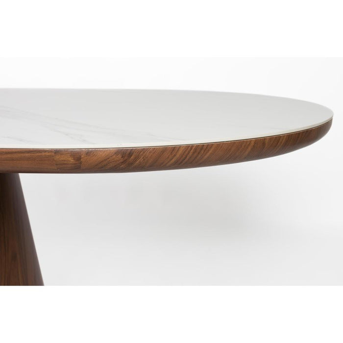 Almira Eettafel Ovaal Walnoot-Eettafels-Creating Home