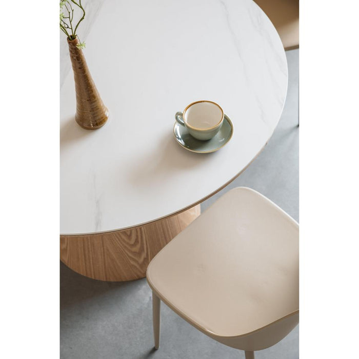 Almira Eettafel Rond Eiken-Eettafels-Creating Home