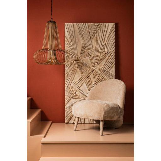 Aluesi Antiek Messing IJzer Wired Hanglamp-Hanglampen-PTMD