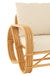 Arm Chair+Cushion Rattan/Textile Natural/White-Fauteuils-J-Line