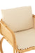 Arm Chair+Cushion Rattan/Textile Natural/White-Fauteuils-J-Line