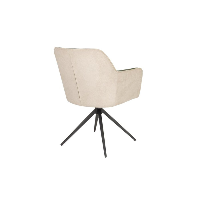 Armchair Daley Beige/Green-Fauteuils-Creating Home