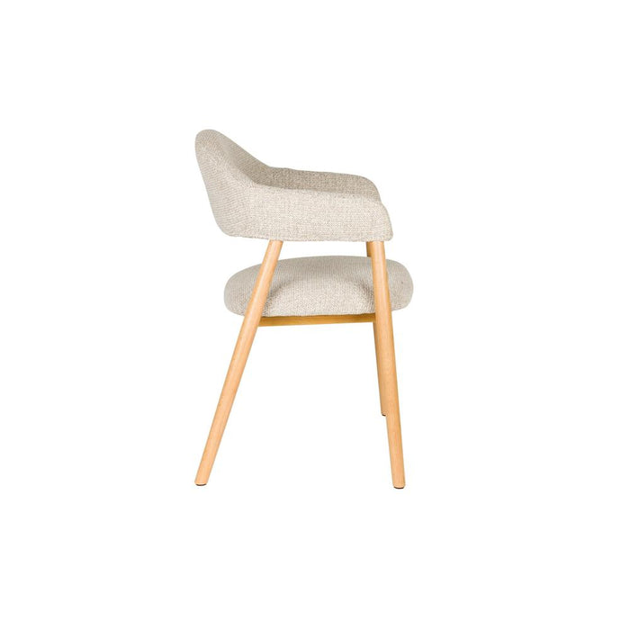 Armchair Indy Light Brown-Eetkamerstoelen-Creating Home