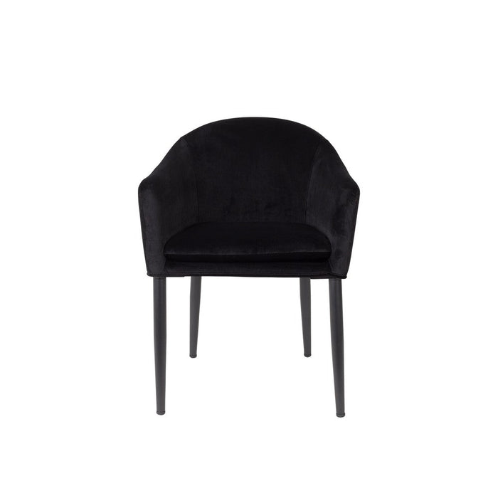 Armstoel Catelyn Black-Eetkamerstoelen-Creating Home