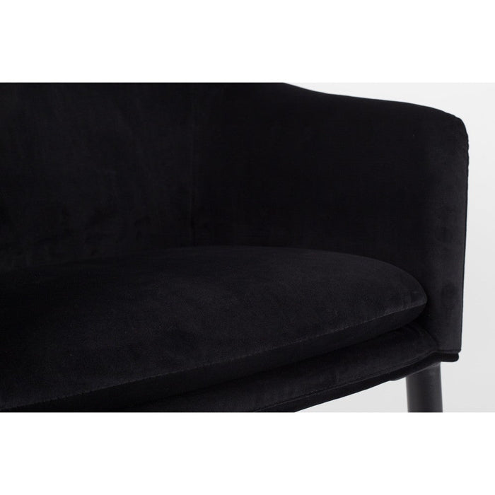 Armstoel Catelyn Black-Eetkamerstoelen-Creating Home