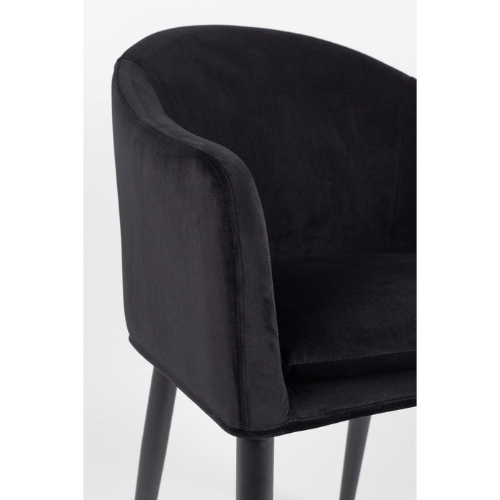 Armstoel Catelyn Black-Eetkamerstoelen-Creating Home