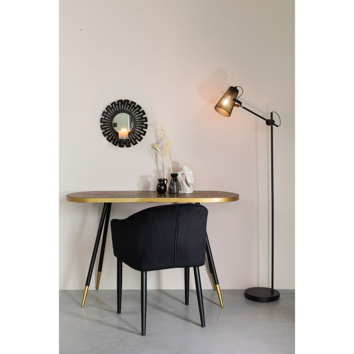 Armstoel Catelyn Black-Eetkamerstoelen-Creating Home