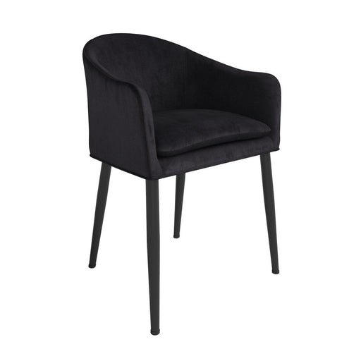 Armstoel Catelyn Black-Eetkamerstoelen-Creating Home