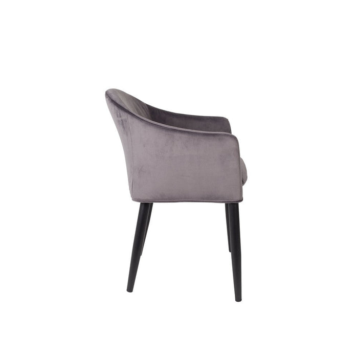 Armstoel Catelyn Grey-Eetkamerstoelen-Creating Home