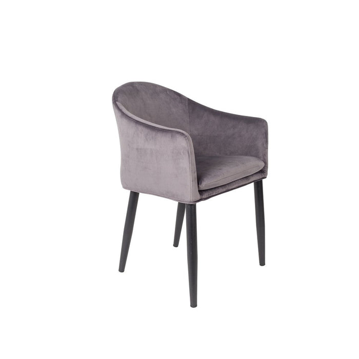 Armstoel Catelyn Grey-Eetkamerstoelen-Creating Home