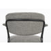 Armstoel Jolien Black/Grey Fr-Eetkamerstoelen-Creating Home