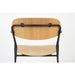 Armstoel Jolien Black/Wood-Eetkamerstoelen-Creating Home