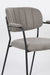 Armstoel Jolien gold/Dark Grey-Eetkamerstoelen-Creating Home