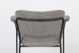 Armstoel Jolien gold/Dark Grey-Eetkamerstoelen-Creating Home