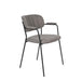 Armstoel Jolien gold/Dark Grey-Eetkamerstoelen-Creating Home