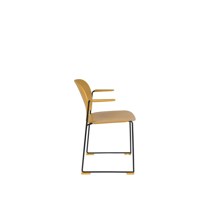 Armstoel Stacks Ochre-Eetkamerstoelen-Creating Home