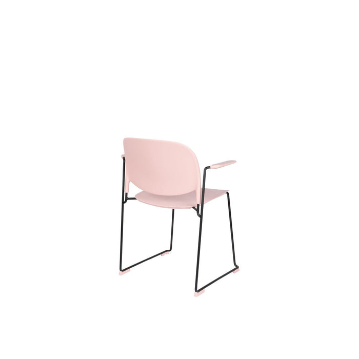 Armstoel Stacks Pink-Eetkamerstoelen-Creating Home