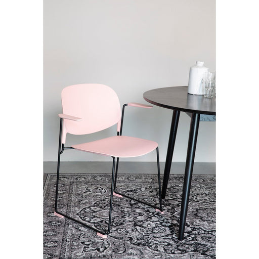 Armstoel Stacks Pink-Eetkamerstoelen-Creating Home