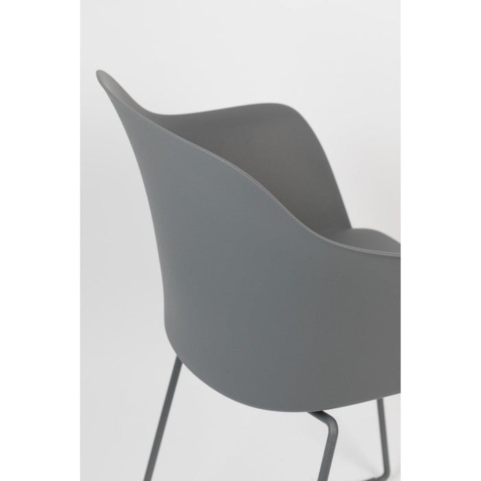 Armstoel Tango Grey-Eetkamerstoelen-Creating Home