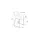 Armstoel Tango White-Eetkamerstoelen-Creating Home