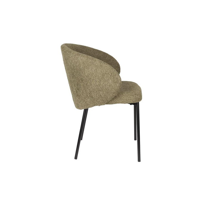 Ayle Stoel Moss Groen-Eetkamerstoelen-Creating Home