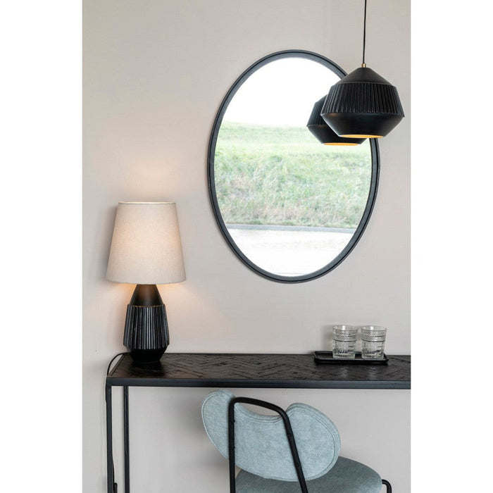 Aysa Hanglamp Breed Zwart-Hanglampen-Creating Home