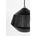 Aysa Hanglamp Breed Zwart-Hanglampen-Creating Home