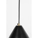 Aysa Hanglamp Lang Zwart-Hanglampen-Creating Home