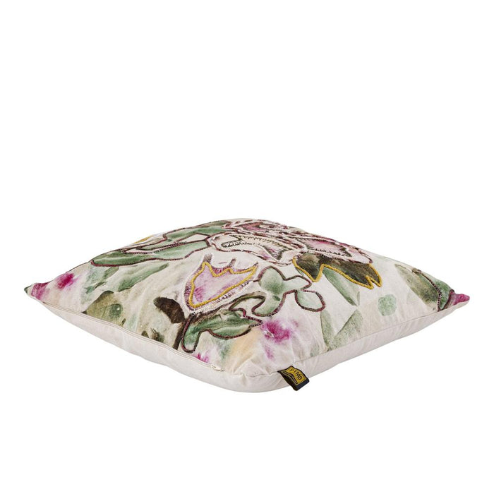 Ayumi Roze Vierkant Katoen Sierkussen Abstract-Decoratief kussen-PTMD