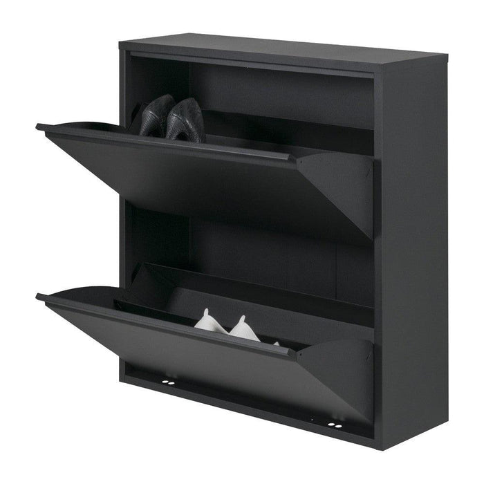 BILLY 2 Schoenenkast | Zwart | Staal Spinder Design-Schoenenrekken-Spinder